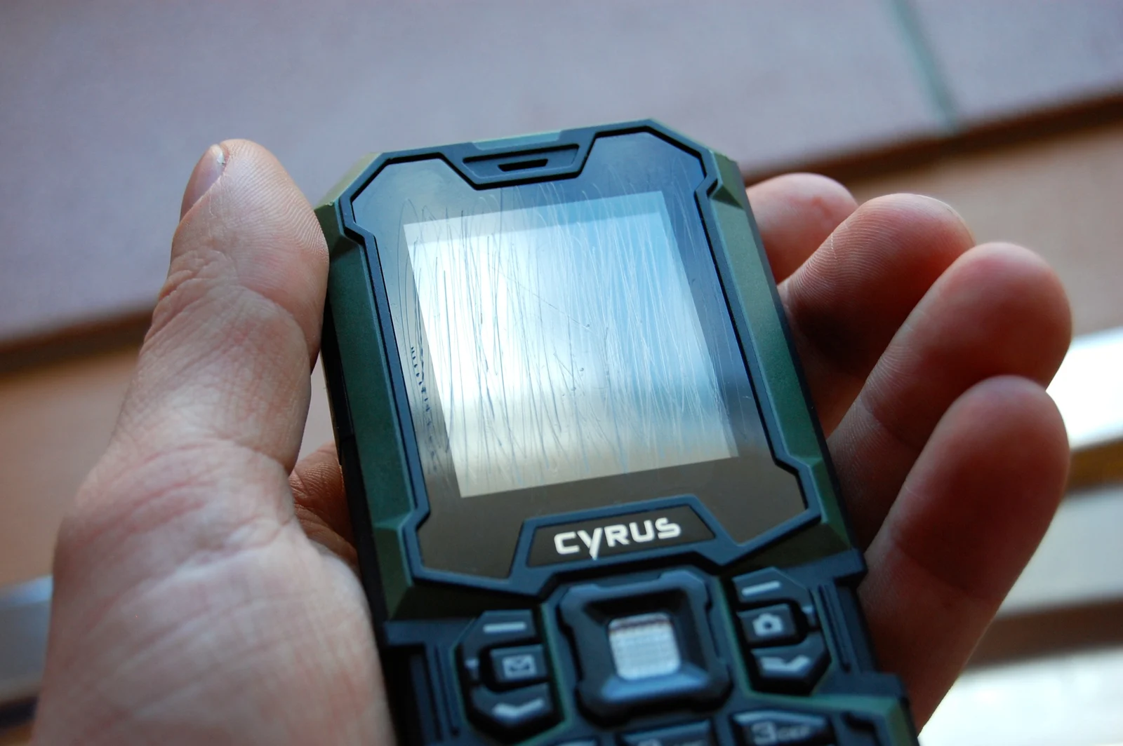 Cyrus CM5 Kratzer im Display