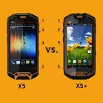 Runbo Handys X5 und X5+ im Vergleich