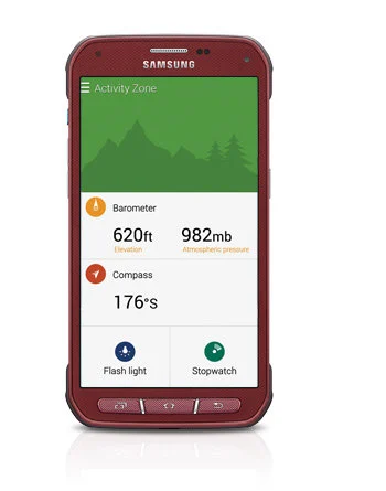 Samsung Galaxy S5 Active mit Activity Zone