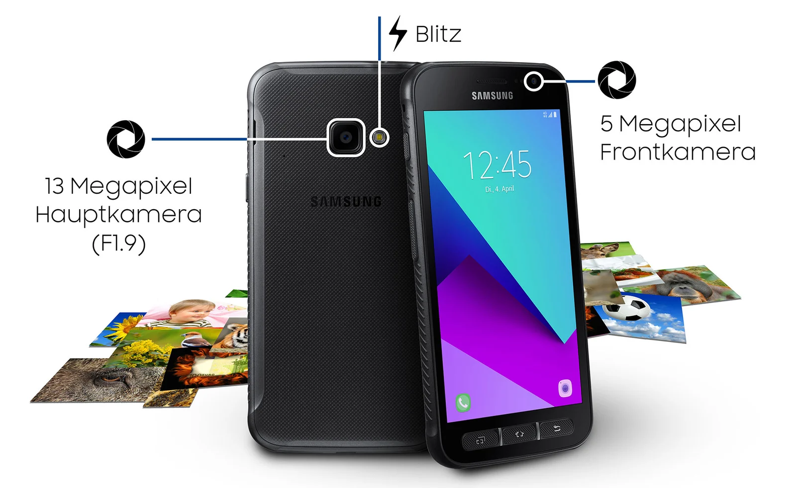 Kameras des Samsung Galaxy Xcover 4