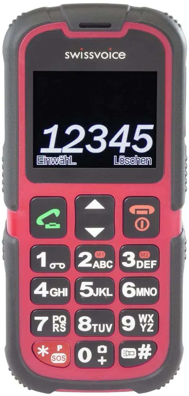 Swissvoice bringt mit SV39 Outdoor-Handy mit Notruftaste