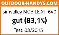 Testsiegel simvalley MOBILE XT-640