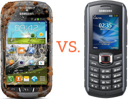 Outdoor-Smartphone vs. Outdoor-Handy