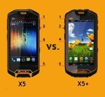 Runbo Handys X5 und X5+ im Vergleich