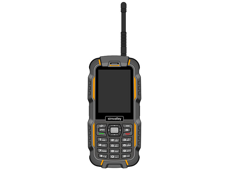 simvalley MOBILE XT-980 gut ausgestattetes Outdoor-Handy