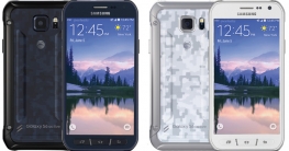 Samsung Galaxy S6 Active Schwarz und Weiß